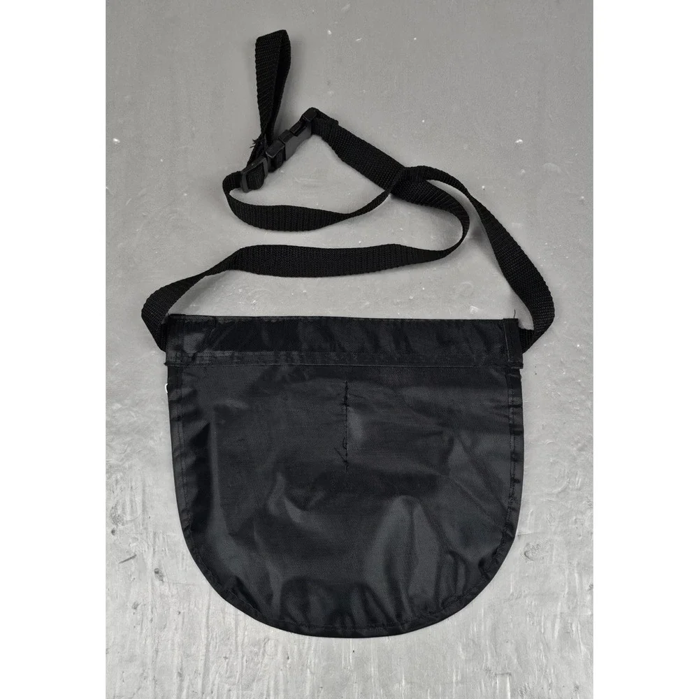 Dickies Medical Bag‎ Y2K Black Adjustable Fannypac Crossbody Clear EUC